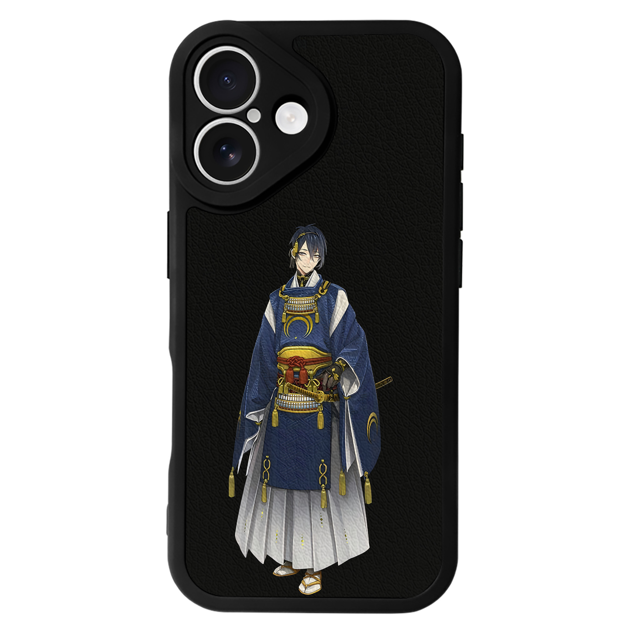 （画像用） 刀剣乱舞 Touken Ranbu 【iPhone 16シリーズ対応】シリコンスマホケース（レザー調） 材質：シリコン